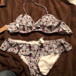 Floral print bikini